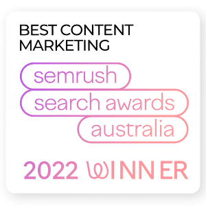 Semrush Search Awards Content Marketing | Filament