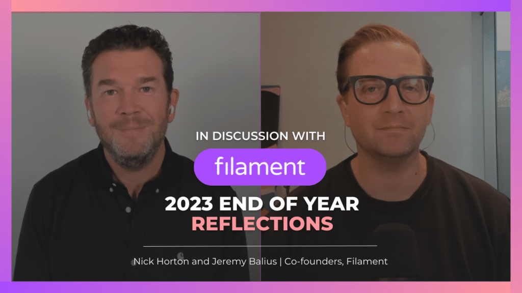end of year reflections video | Filament
