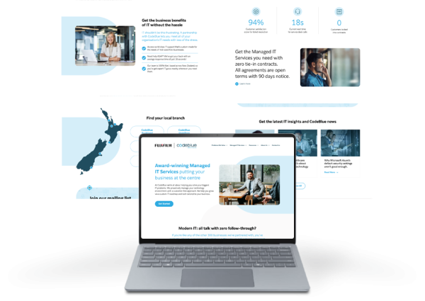 CodeBlue NZ Website | Filament